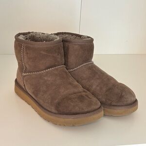 UGG Brown Suede Ankle Boots